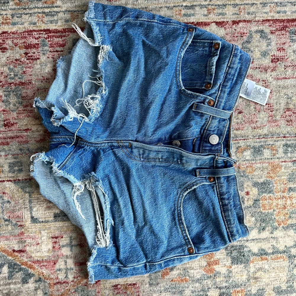 Distressed Levi’s, Lightly Worn